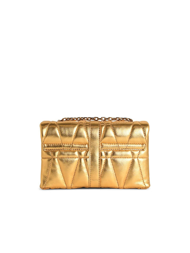Versace 'Kleio' Mini Bag In Gold Nappa Leather Women