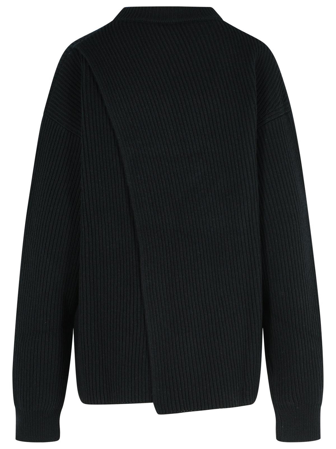 Jil Sander Black Wool Crew Neck Sweater Women