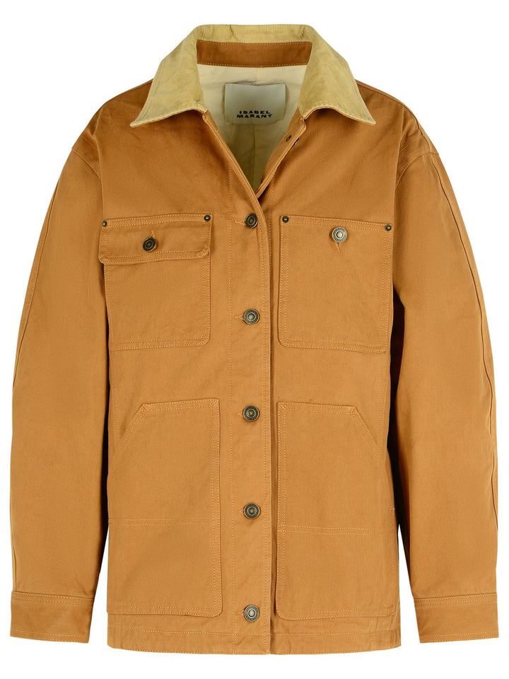Isabel Marant Ninon' Cotton Cognac Jacket Women