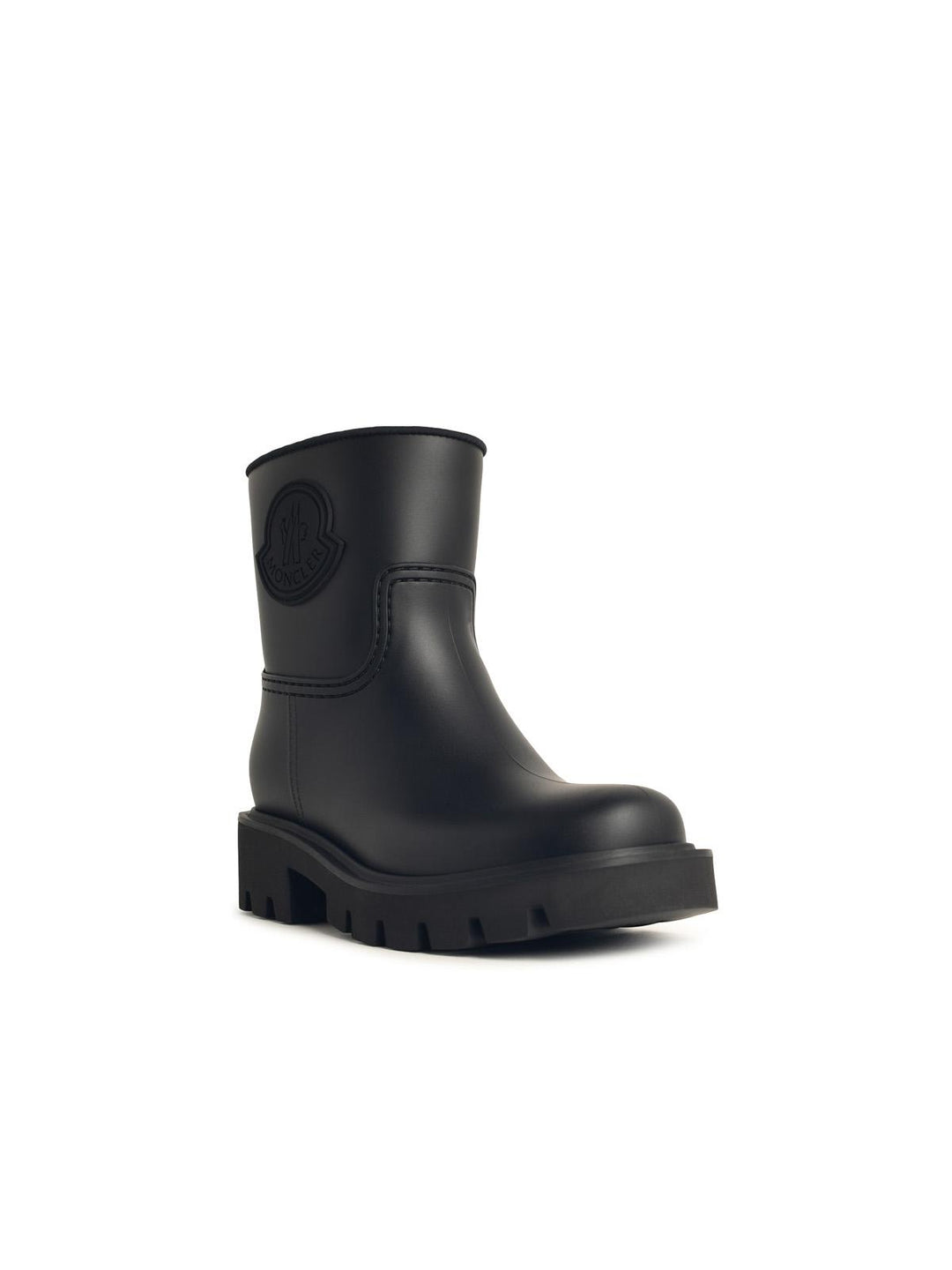 Moncler 'Kickstream' Black Pvc Rain Boots Women