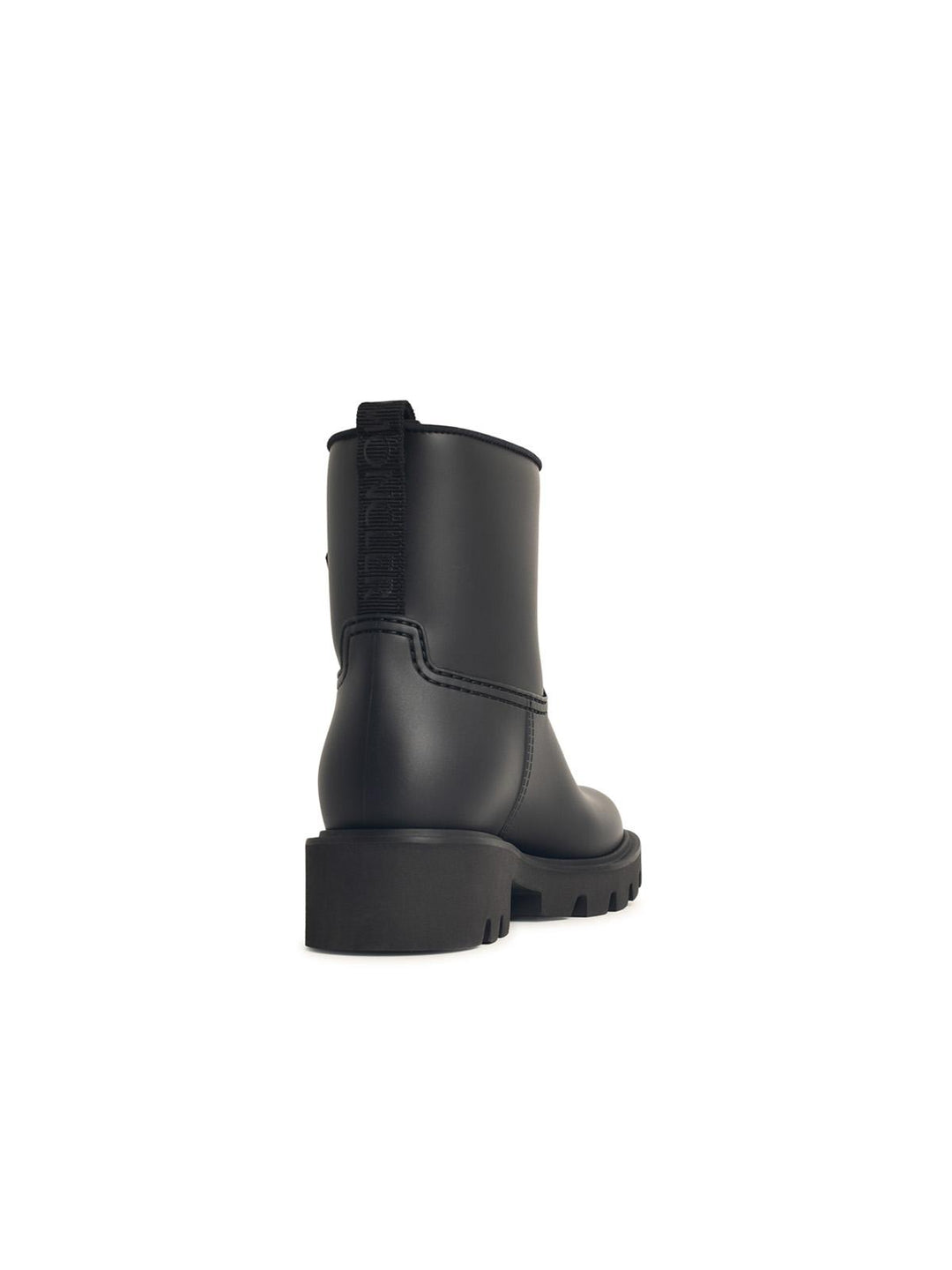 Moncler 'Kickstream' Black Pvc Rain Boots Women