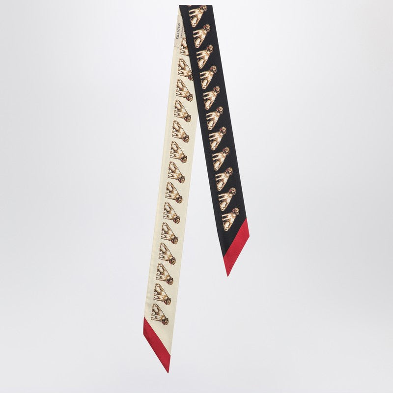 Valentino Garavani Petit Charles Bandeaux Scarf In Silk Women
