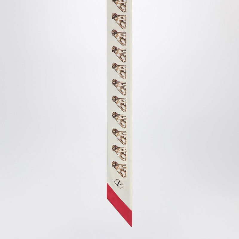 Valentino Garavani Petit Charles Bandeaux Scarf In Silk Women