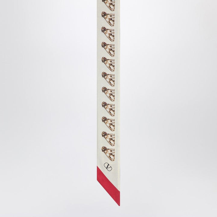 Valentino Garavani Petit Charles Bandeaux Scarf In Silk Women