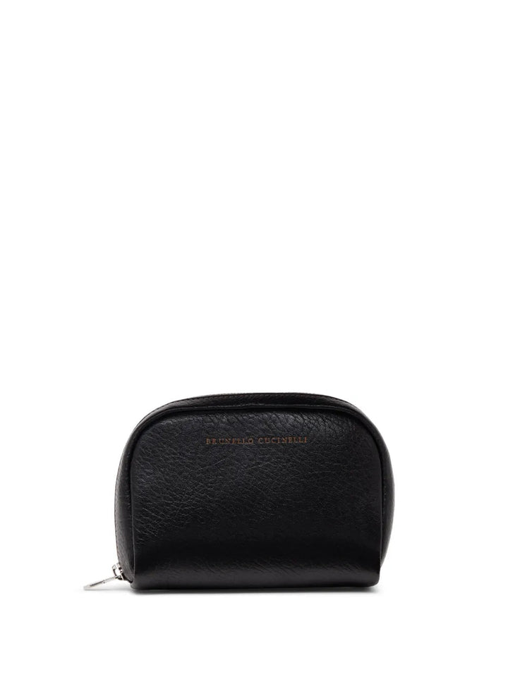 Brunello Cucinelli Men Leather Toiletry Bag
