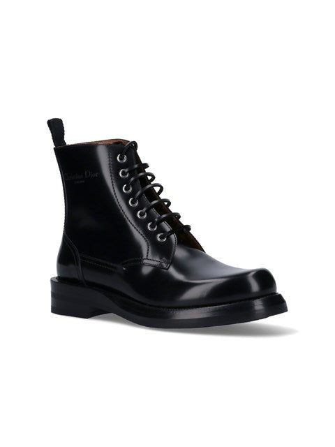 Christian Dior Men Carlo' Logo Ankle Boots