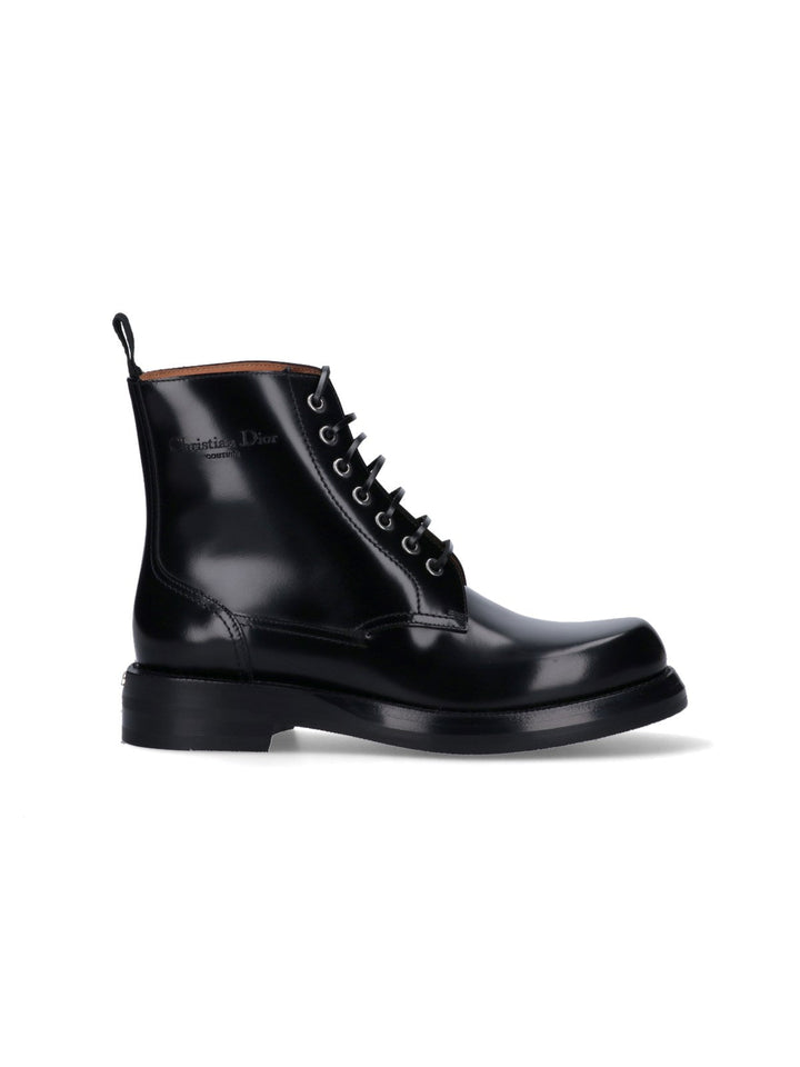 Christian Dior Men Carlo' Logo Ankle Boots