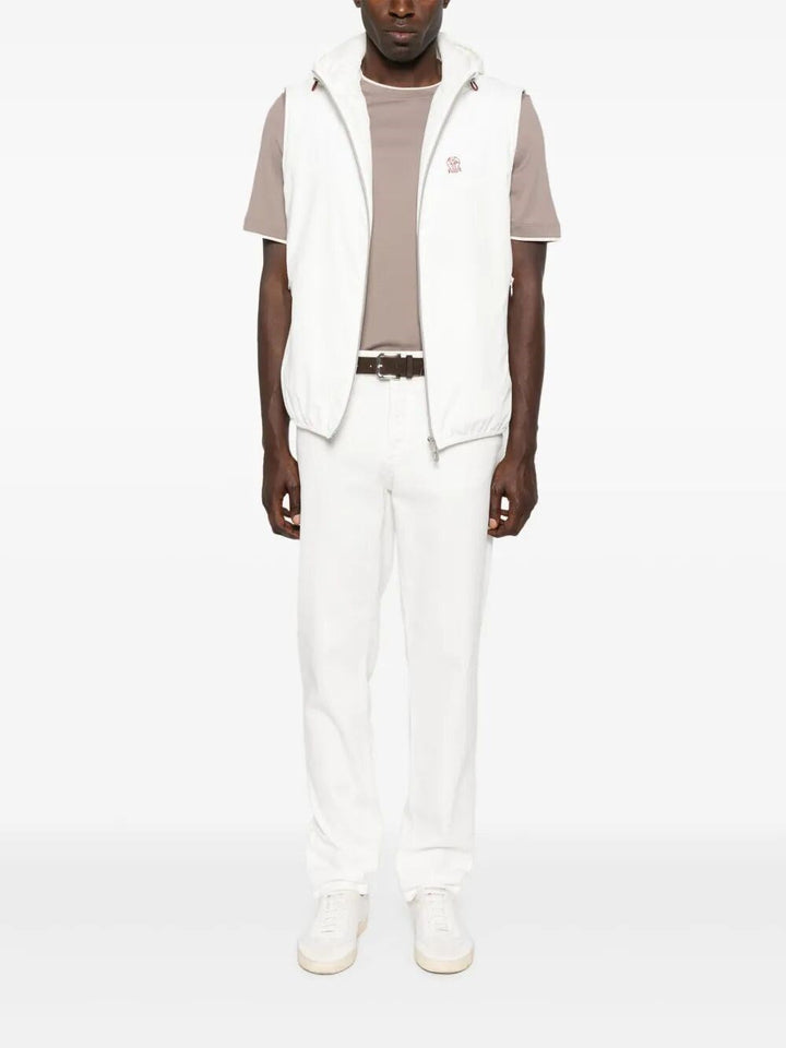 Brunello Cucinelli Men Nylon Vest With Padding