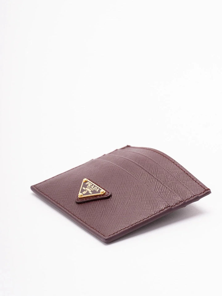 Prada Women Saffiano Leather Card Holder