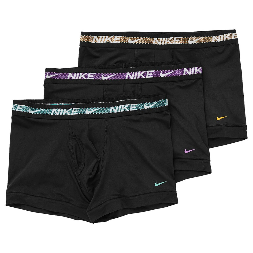 Nike men's black polyester Boxers
