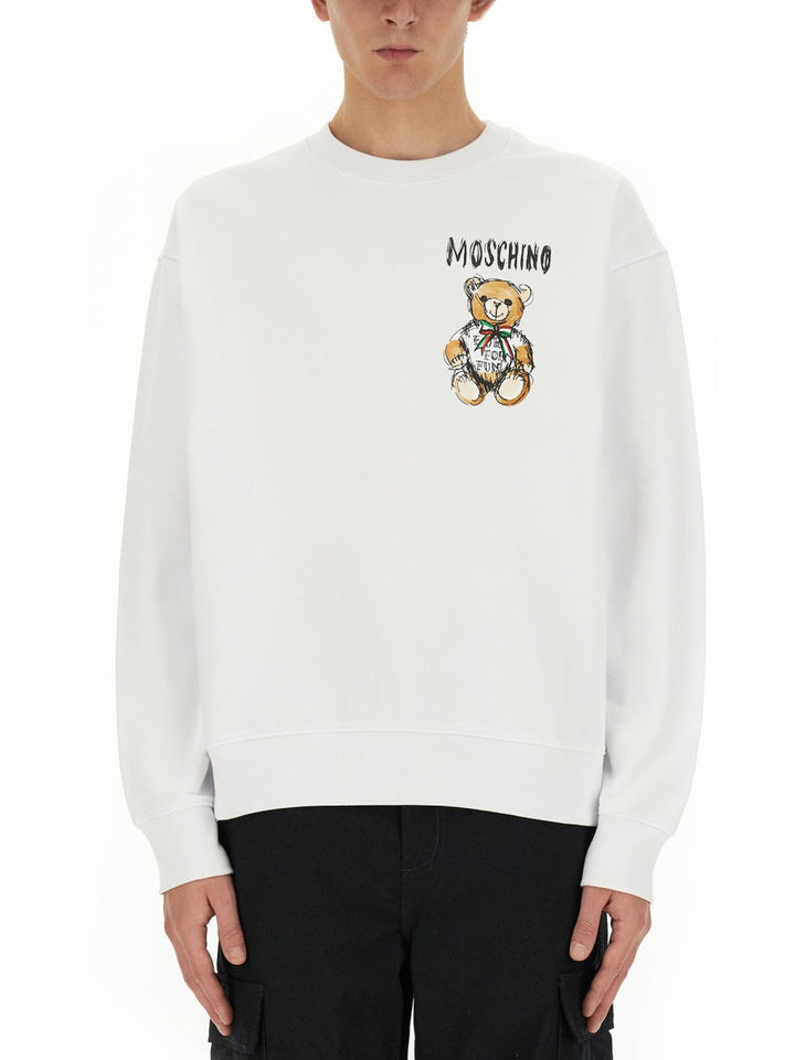 Moschino Men "Drawn Teddy Bear" Sweatshirt