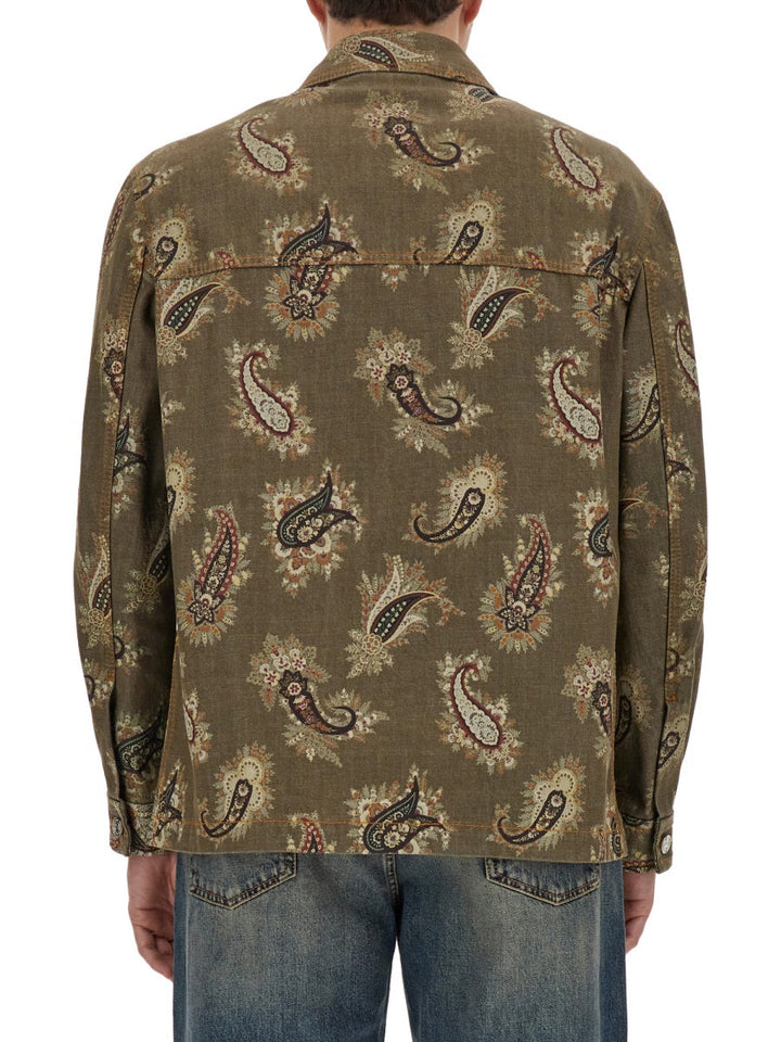 Etro Men Paisley Print Shirt