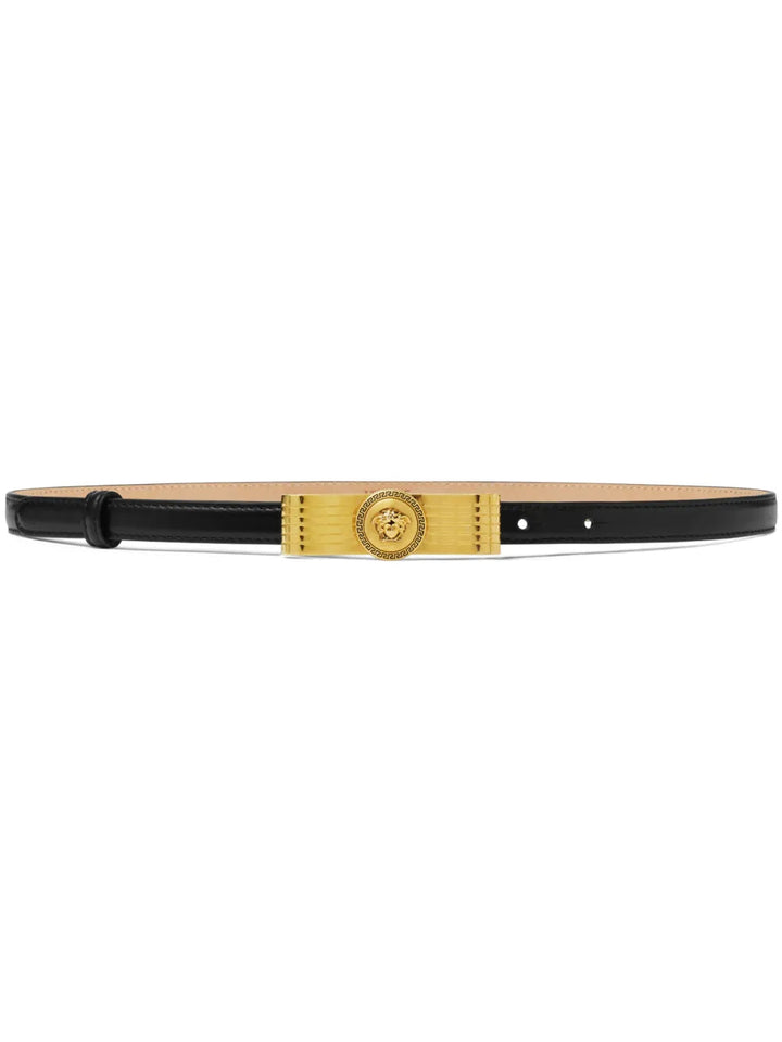 Versace Women Gianni Ribbon Leather Belt