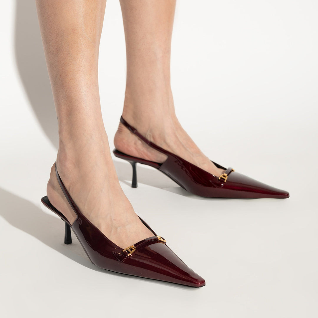 Saint Laurent 'Carine Leather Slingback Pumps Women