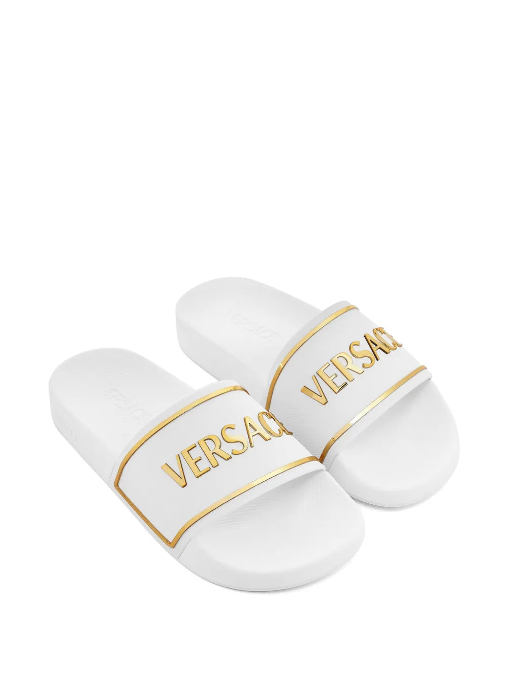 Versace Women Logo-Print Slides