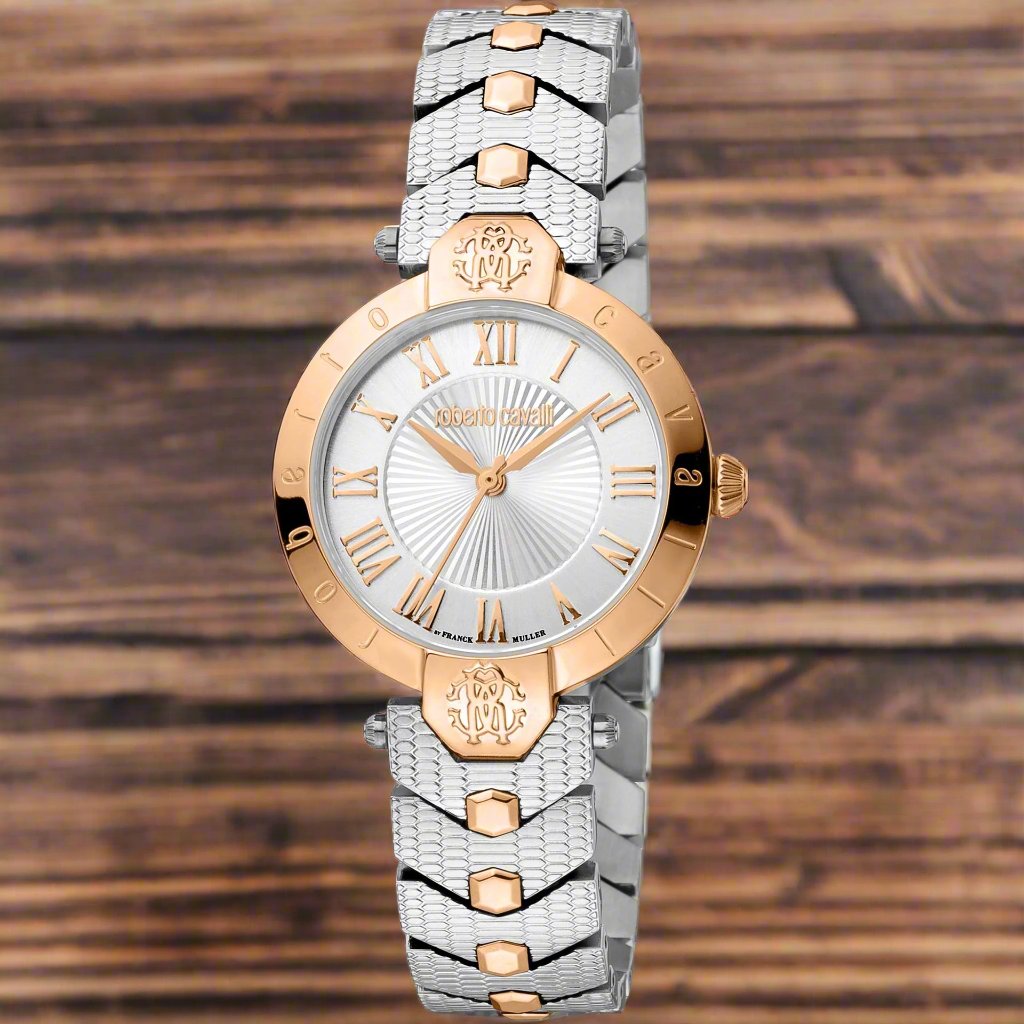 Roberto Cavalli By Franck Muller women's silver dial Watches