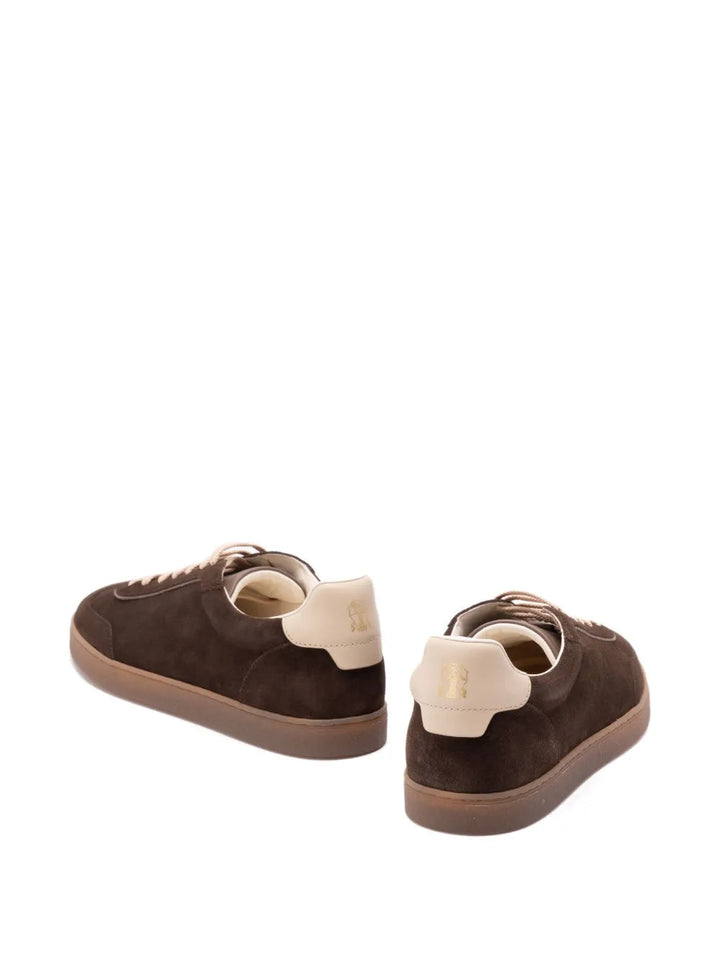 Brunello Cucinelli Men Low-Top Suede Sneakers
