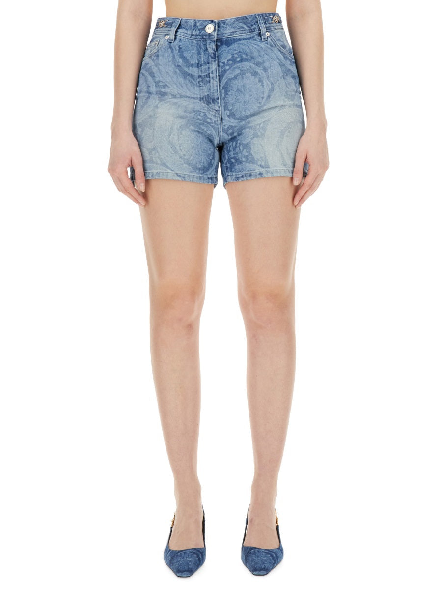 Versace Women Denim Shorts