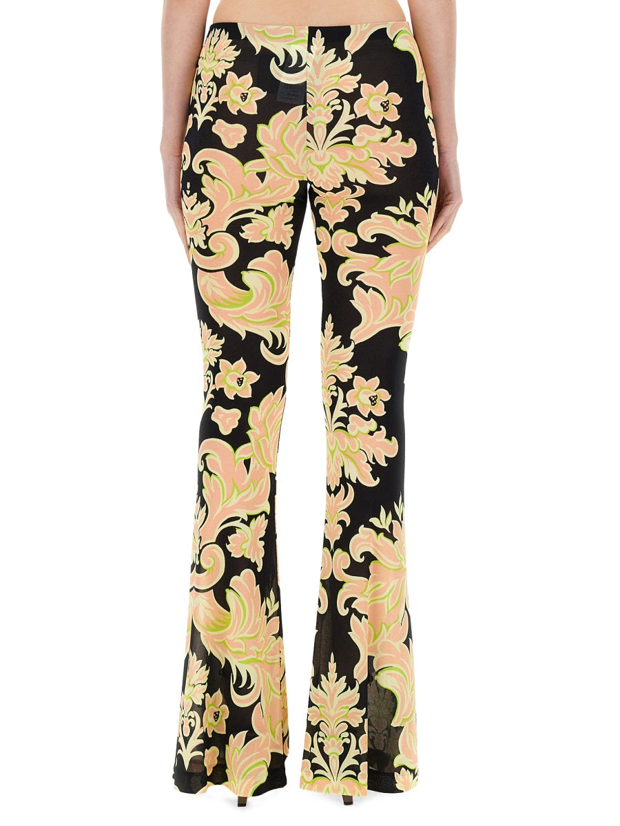Etro Women Printed Jersey Pants