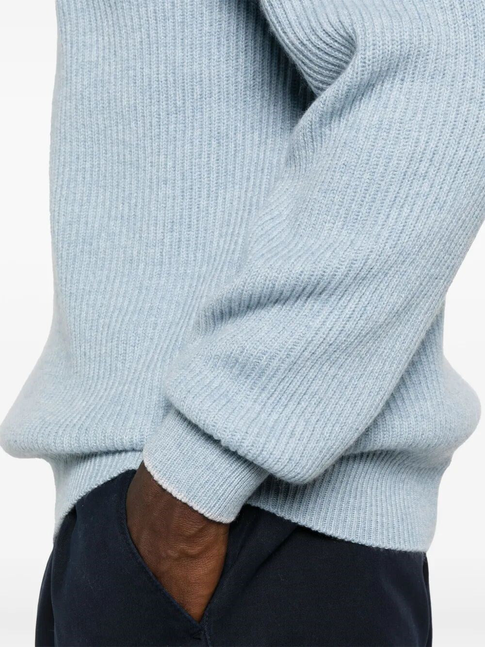 Brunello Cucinelli Men English Rib Knit Sweater