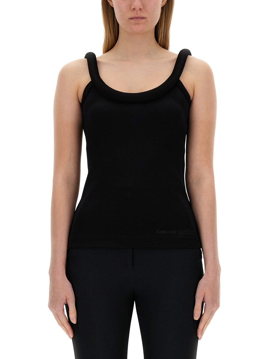 Alexander Mcqueen Women Tops With Logo