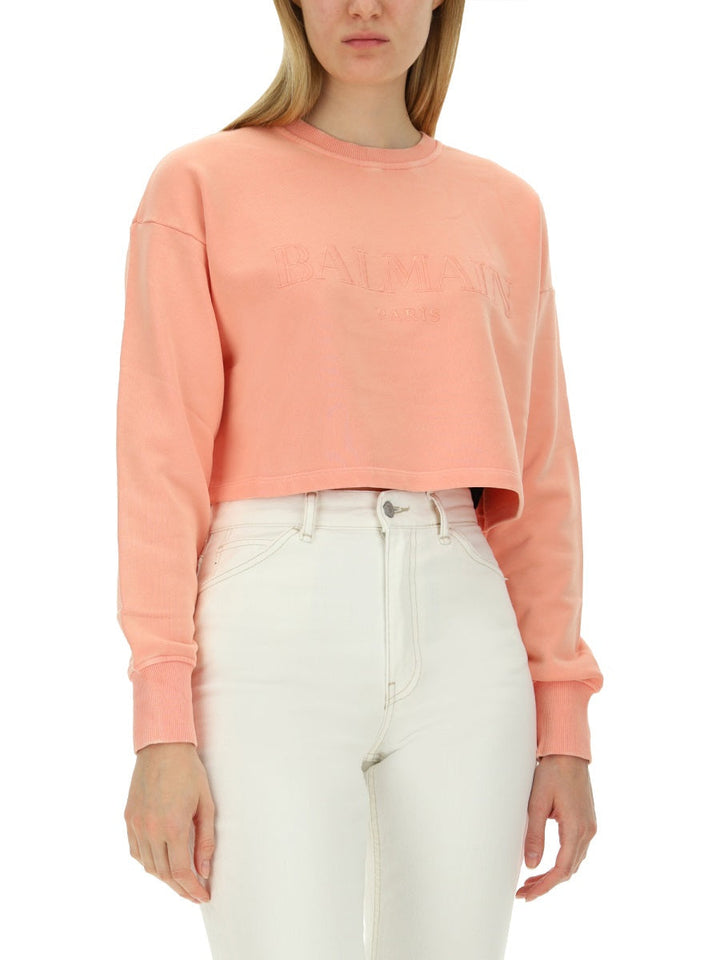 Balmain Women Sweatshirt With Logo
