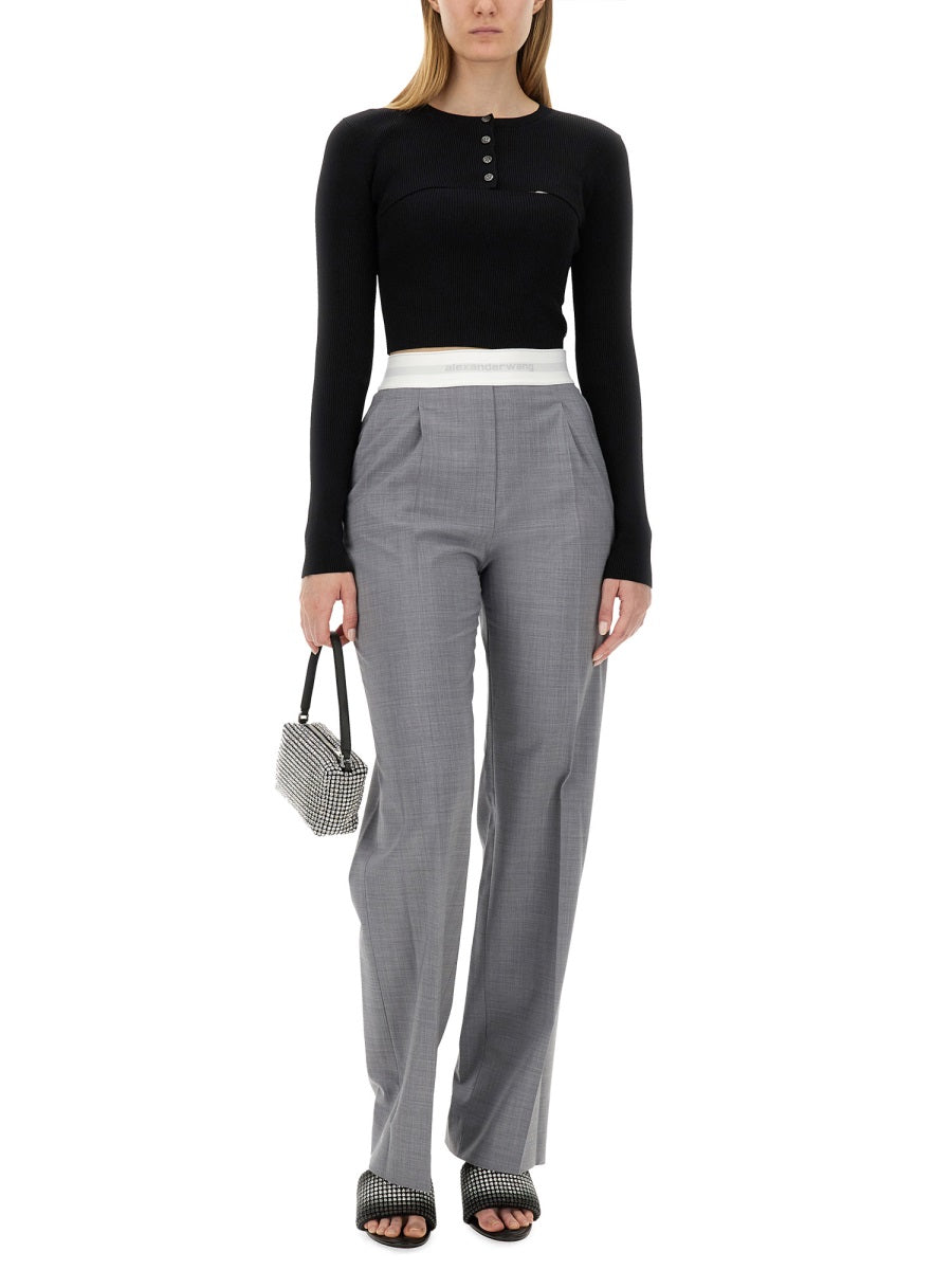 Alexander Wang Women Cropped Sweater