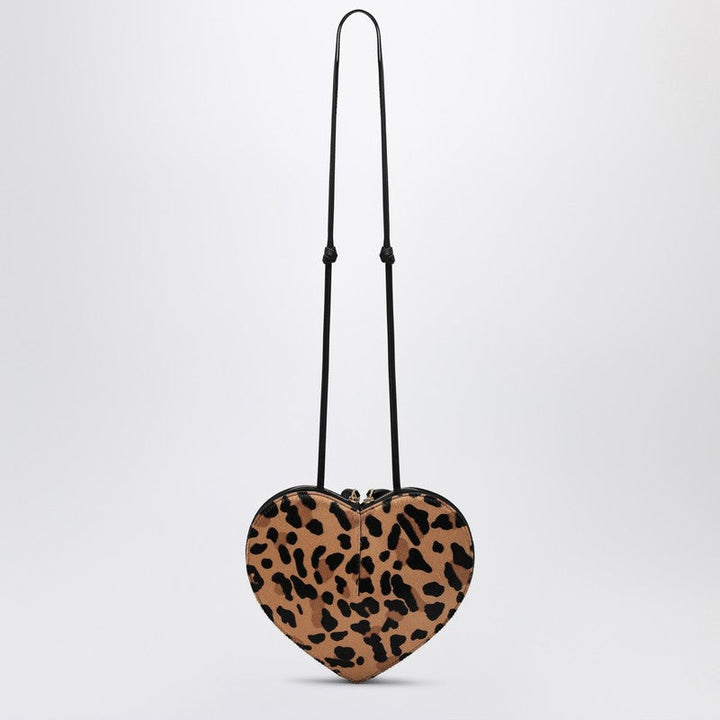 Alaia Le Coeur Bag In Leopard-Print Calf Hair Women