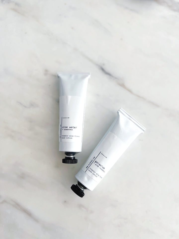 ALOE WATER + OSMANTHUS | ORGANIC ALOE FLOWER HAND LOTION