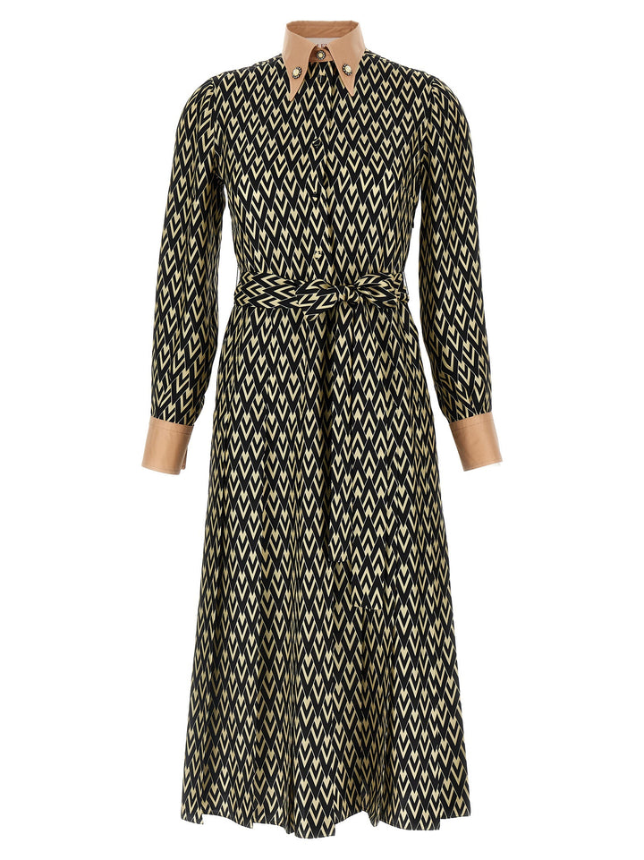 Valentino Garavani Women Valentino Garavani 'Toute La V' Midi Dress