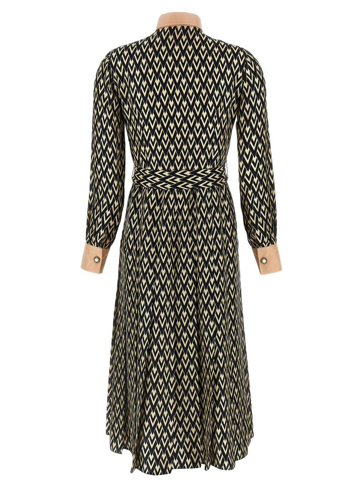 Valentino Garavani Women Valentino Garavani 'Toute La V' Midi Dress