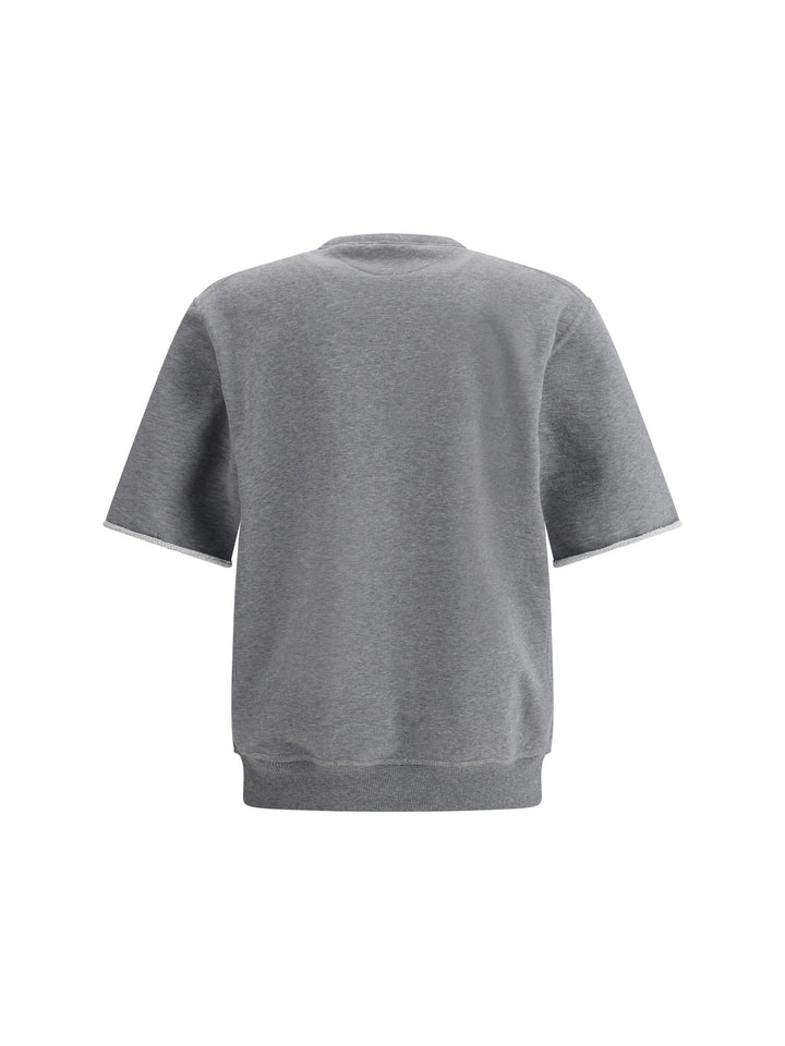 Brunello Cucinelli Men Short-Sleeve Sweatshirt