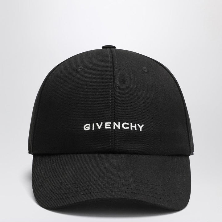 Givenchy Black Baseball Cap With Logo Men