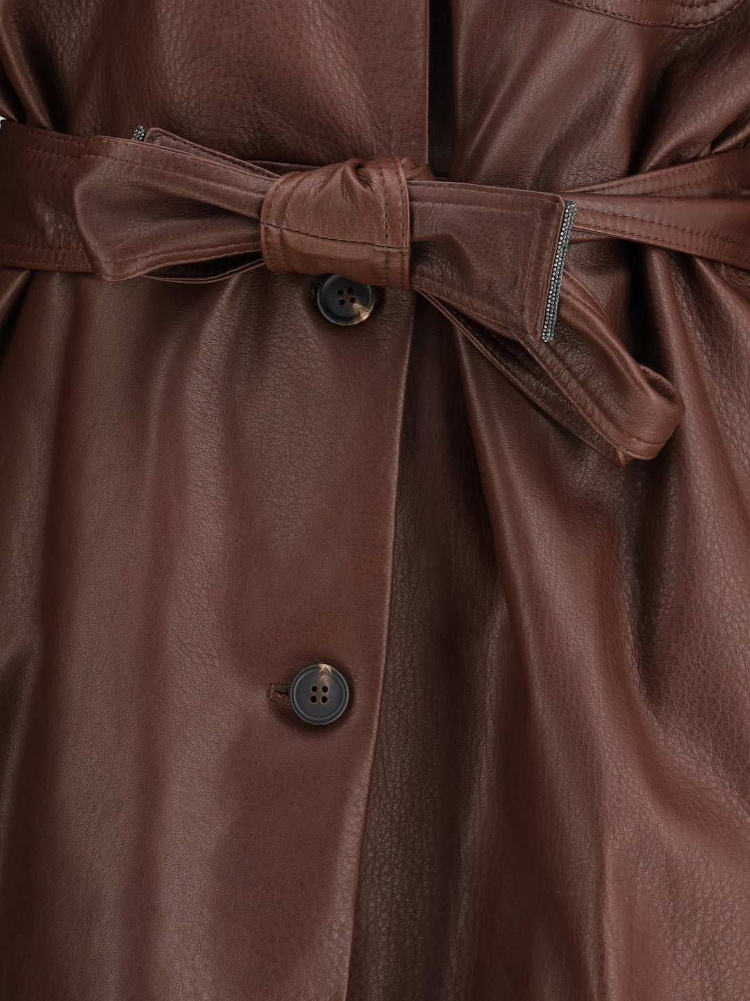 Brunello Cucinelli Women Saharan Leather Jacket