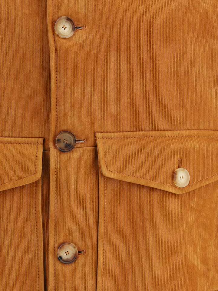 Brunello Cucinelli Men Shearling Jacket