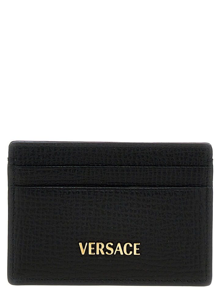 Versace Men 'Tag Logo' Card Holder