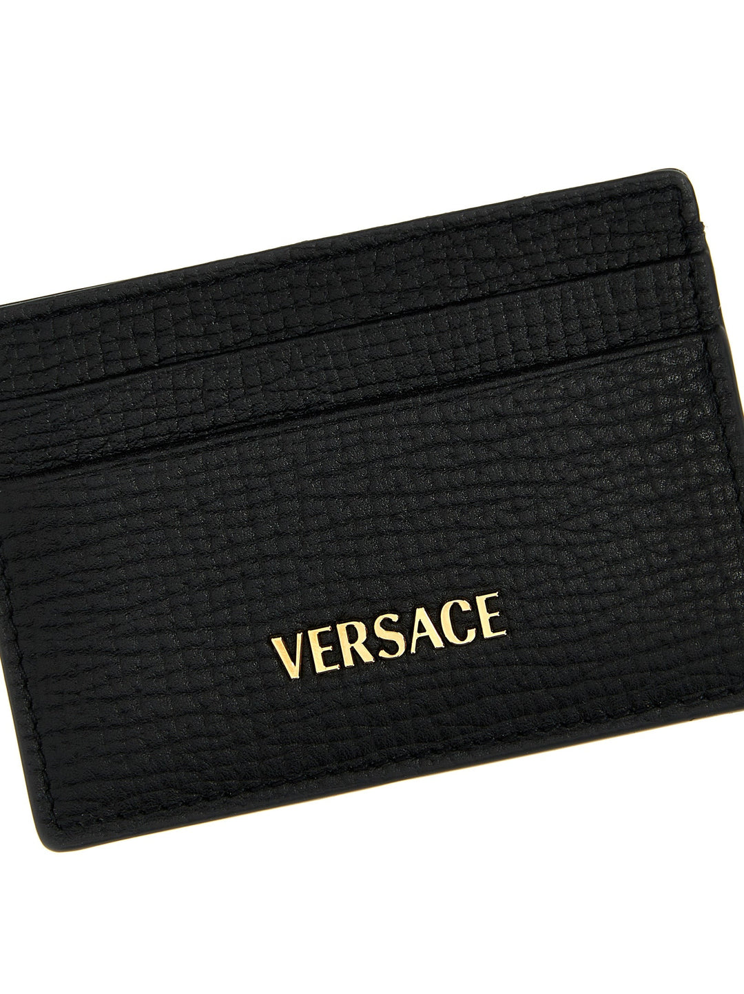Versace Men 'Tag Logo' Card Holder