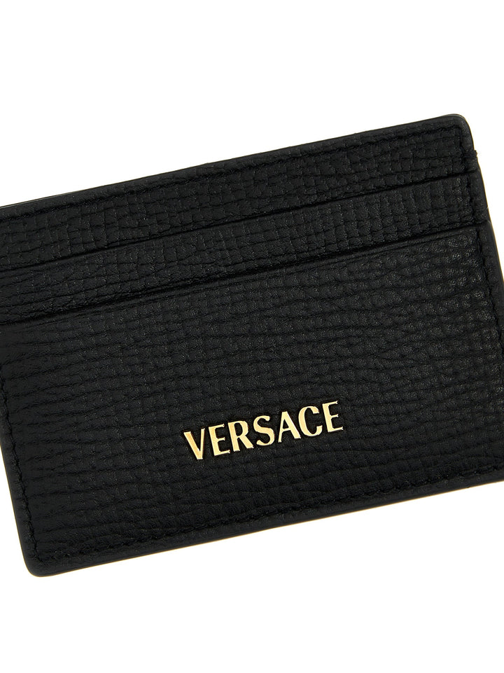 Versace Men 'Tag Logo' Card Holder