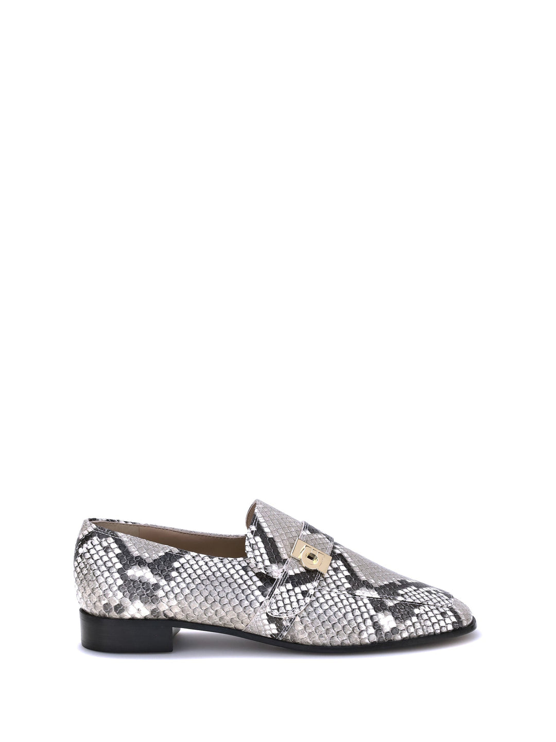 Ferragamo Women Python Print Leather Loafers