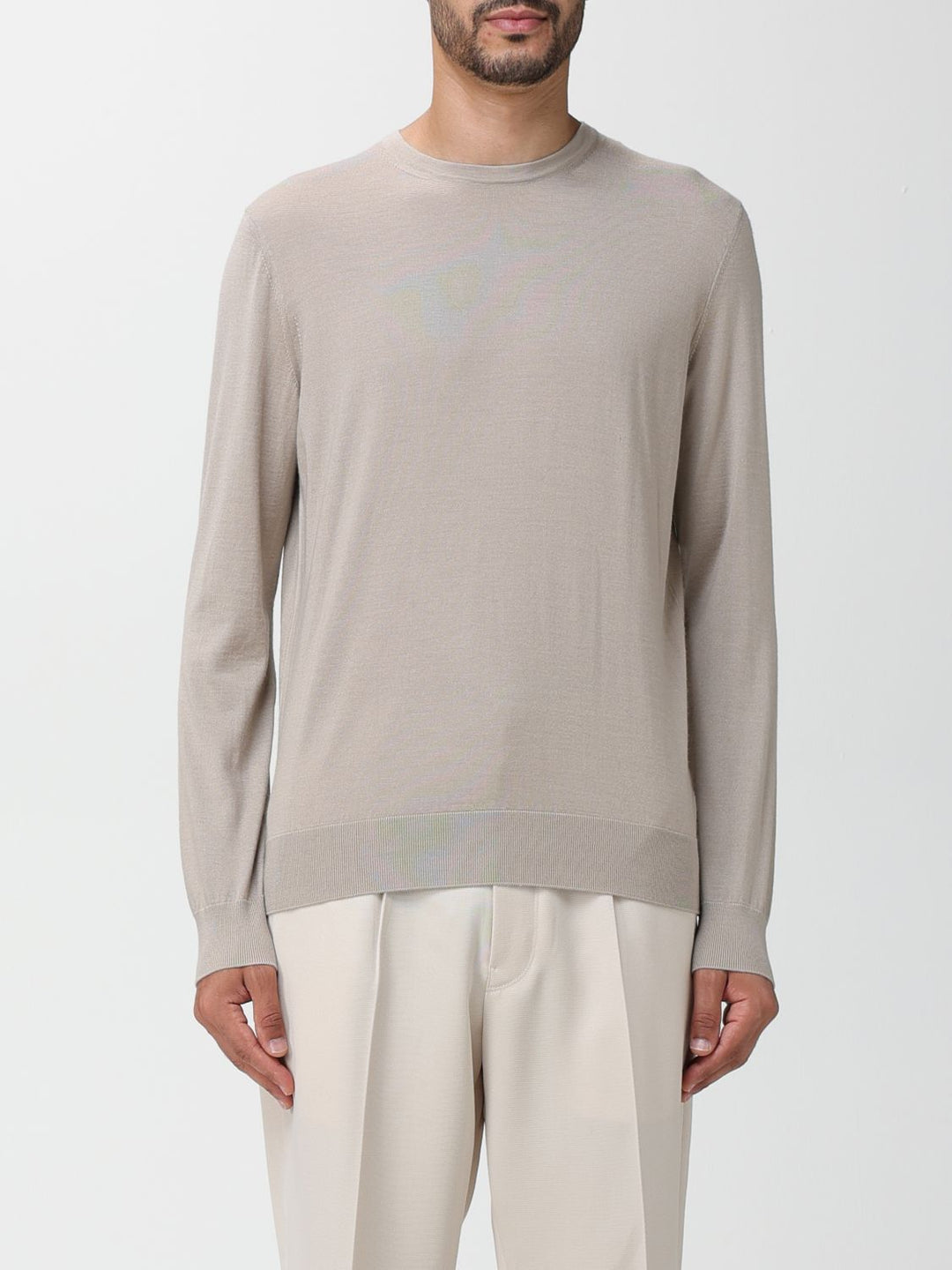 Zegna Sweater Men Yellow Cream