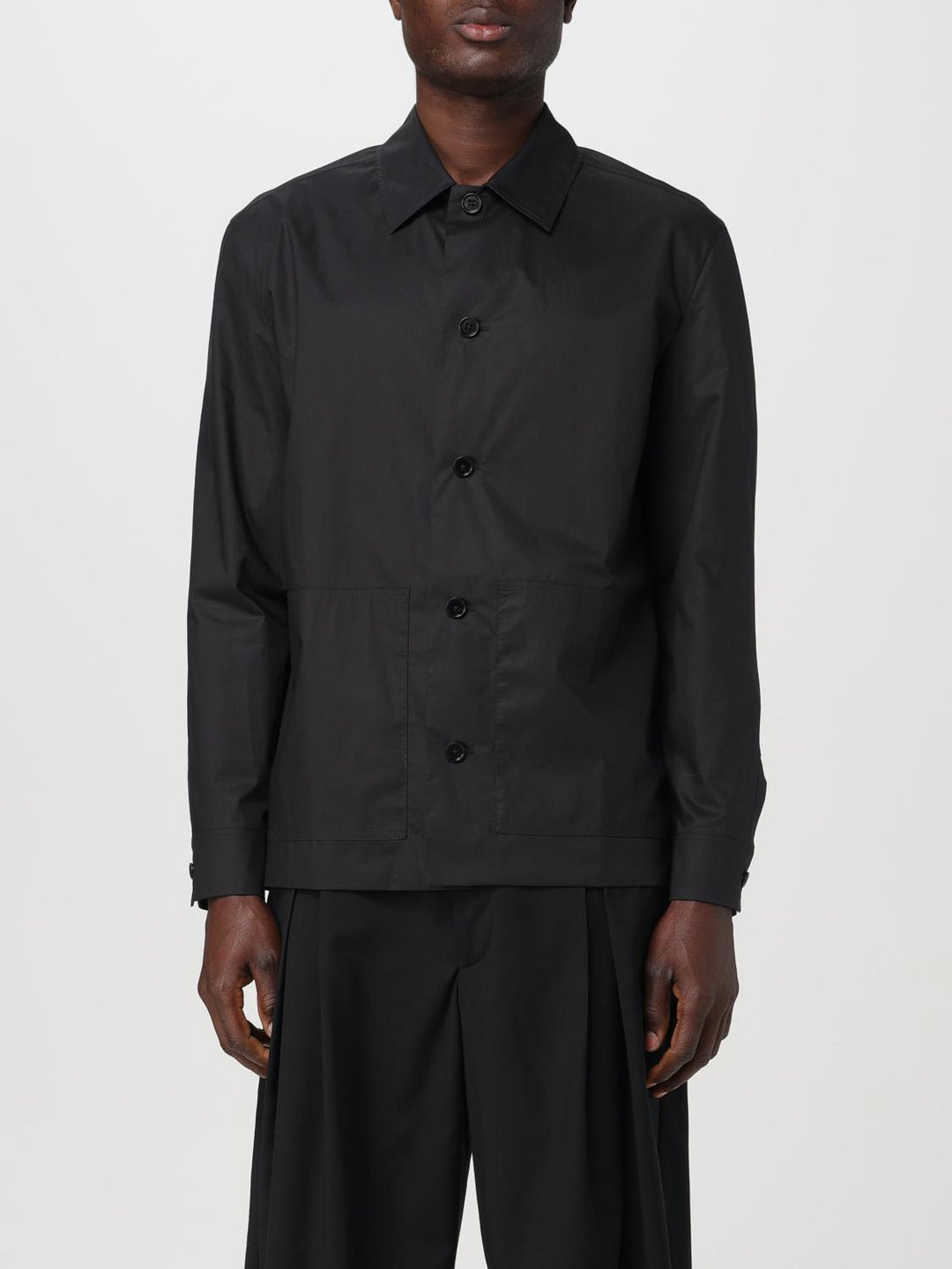 Zegna Shirt Men Black