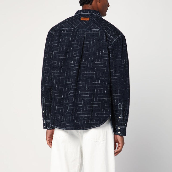 Kenzo Kenzo Waves Blue Shirt Men