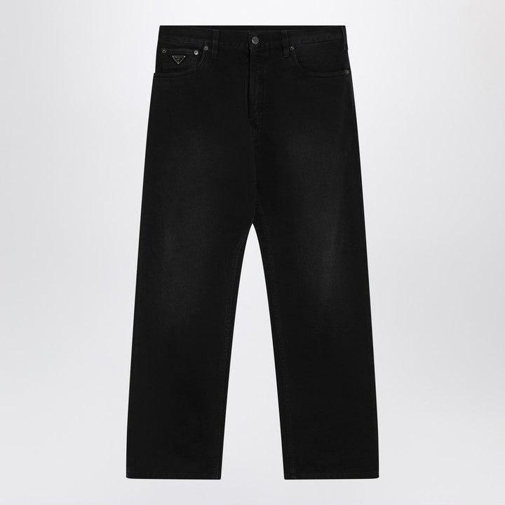 Prada Black Straight Jeans Men