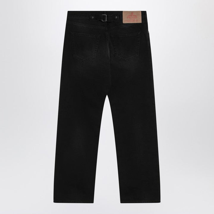 Prada Black Straight Jeans Men