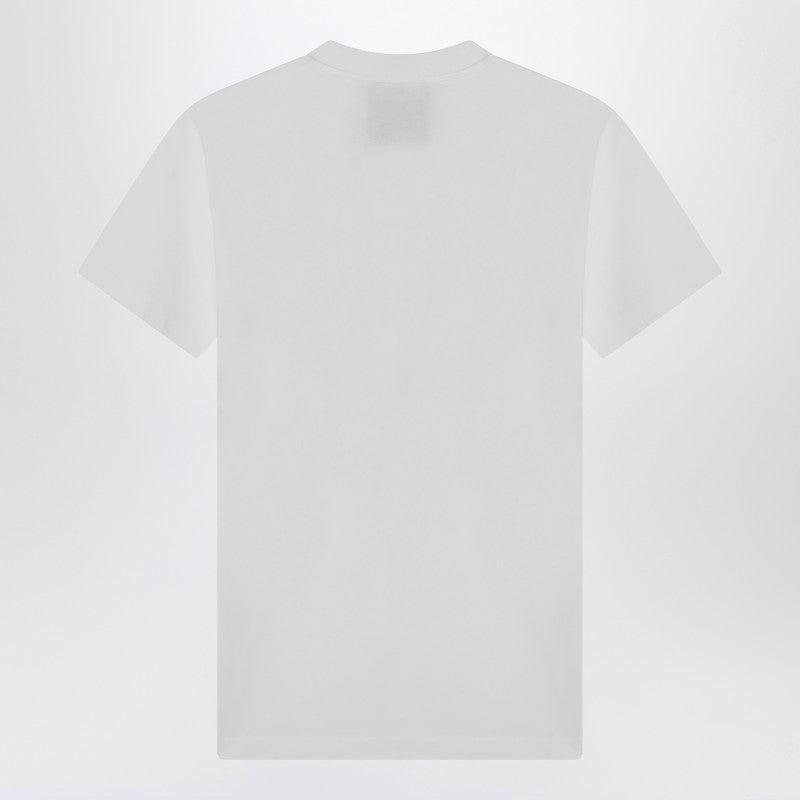 Moschino White Cotton Smile T-Shirt Women