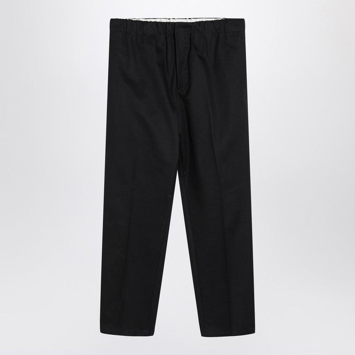 Jil Sander Navy Blue Cotton Pants Men