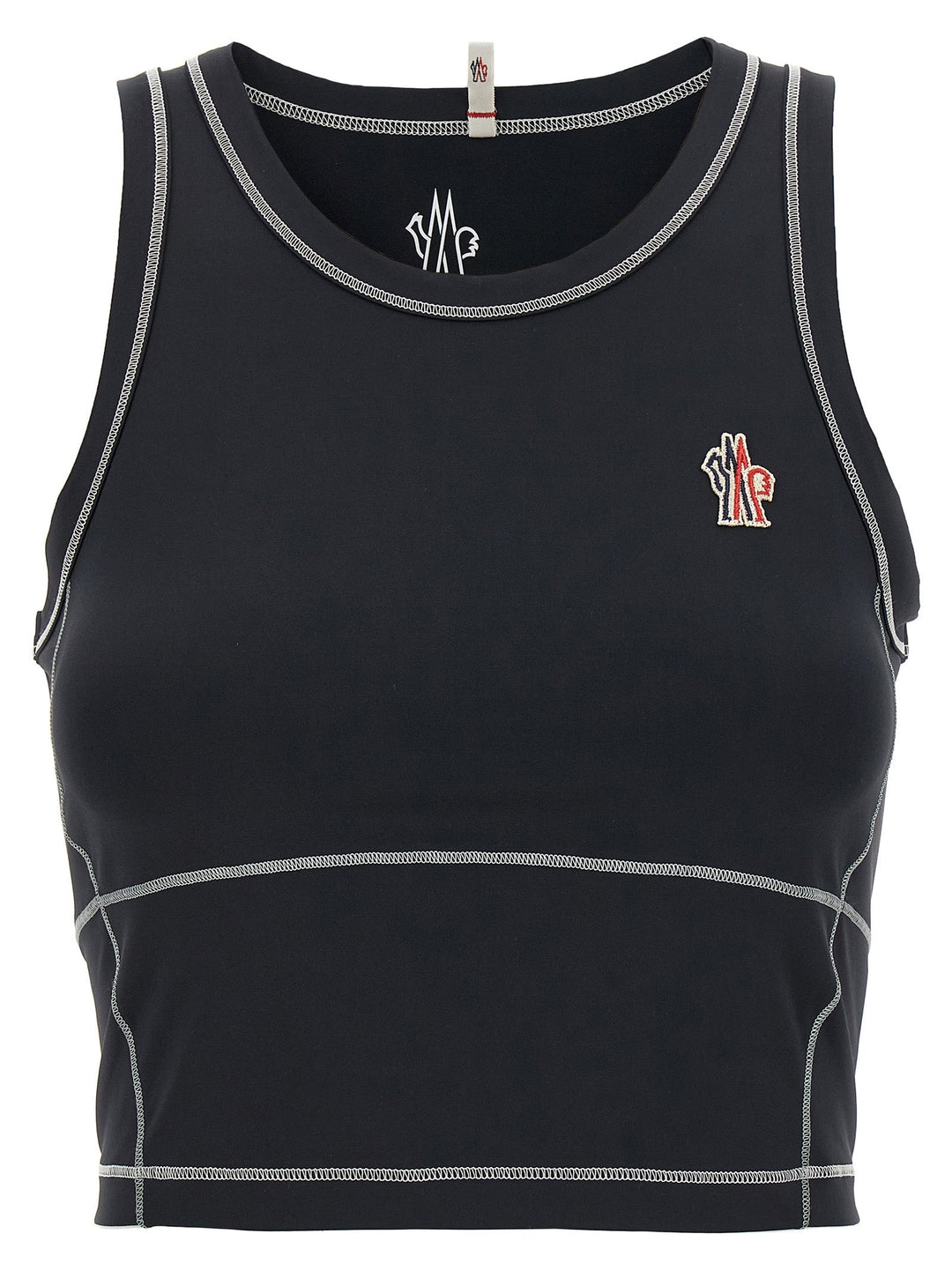 Moncler Grenoble Women Logo Patch Sporty Top