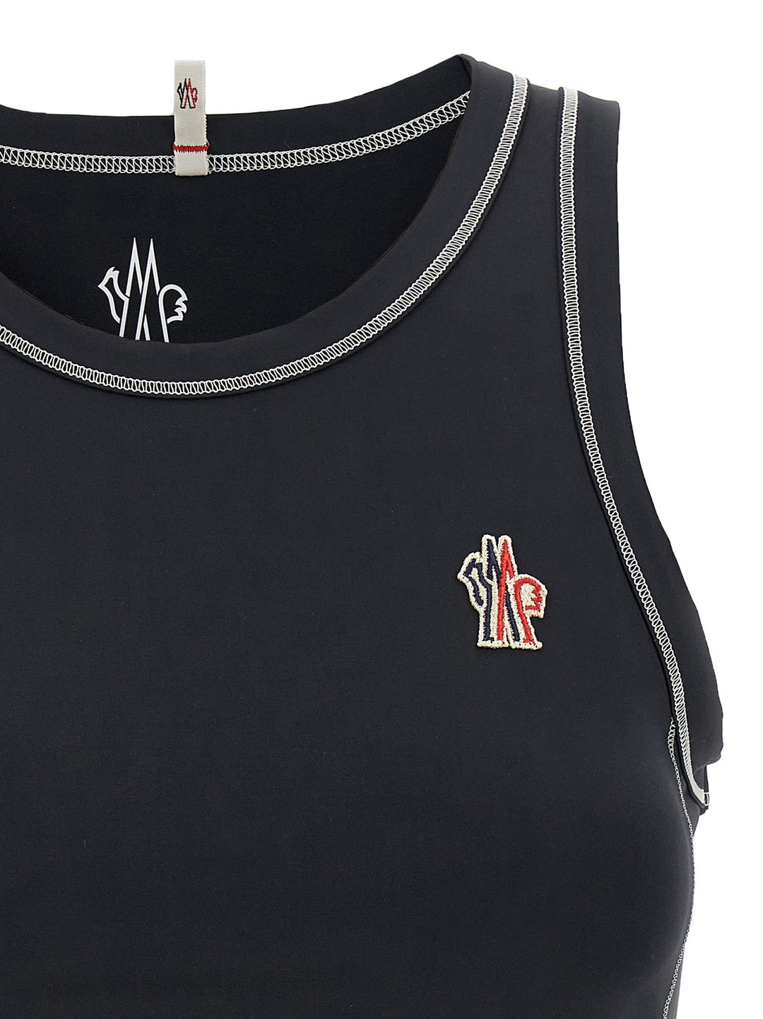 Moncler Grenoble Women Logo Patch Sporty Top