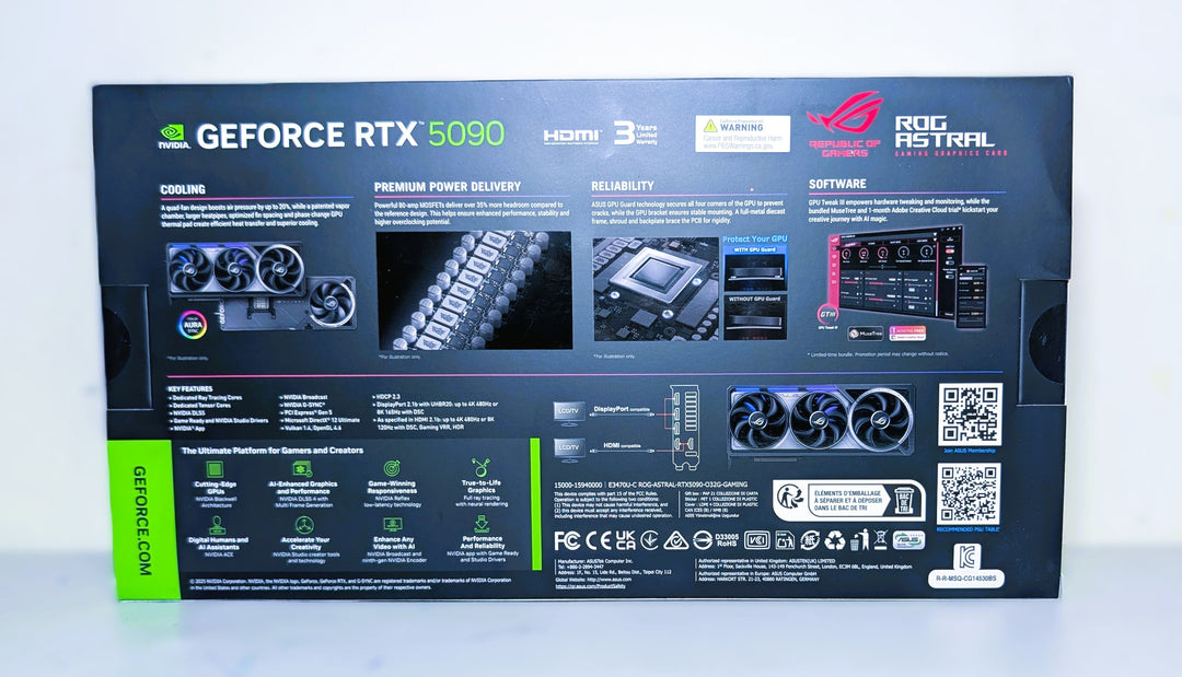 ASUS ROG Astral GeForce RTX 5090 32GB GDDR7 Graphics Card