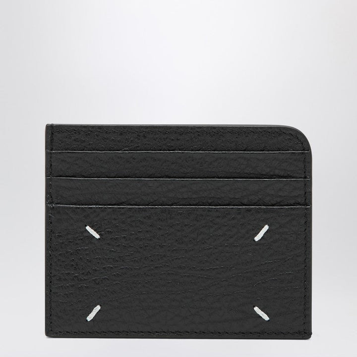 Maison Margiela Black Four Stitches Card Holder Men